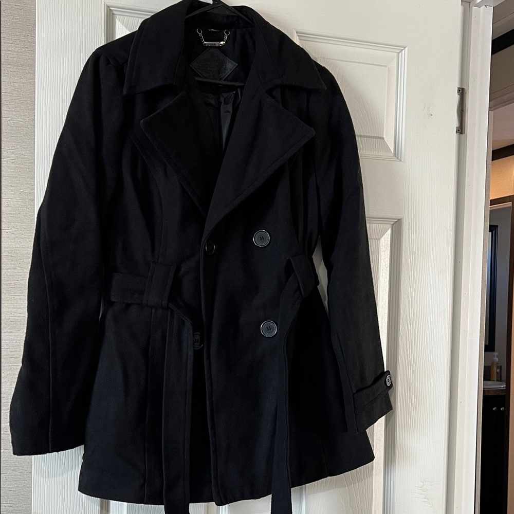 Jou Jou Black Trench Coat